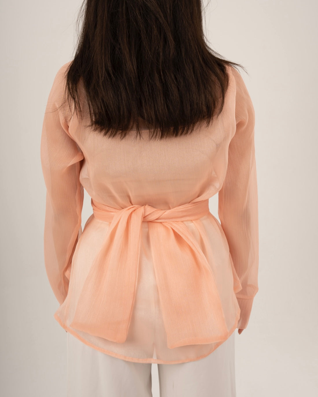 Noon Rays Organza Puff blouse