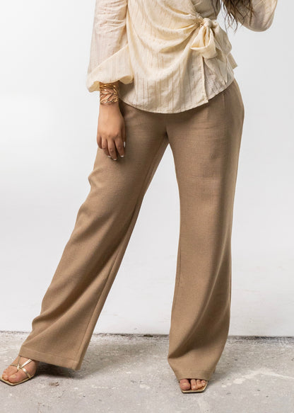 Boho Woven Linen Pants