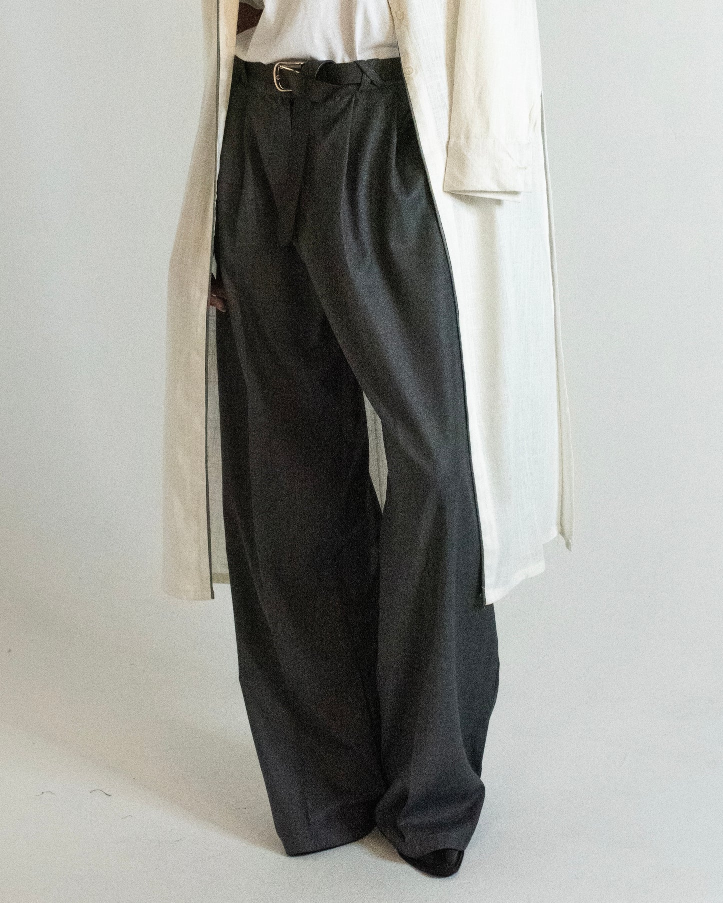 School Girl Crisscross Pleated Pants