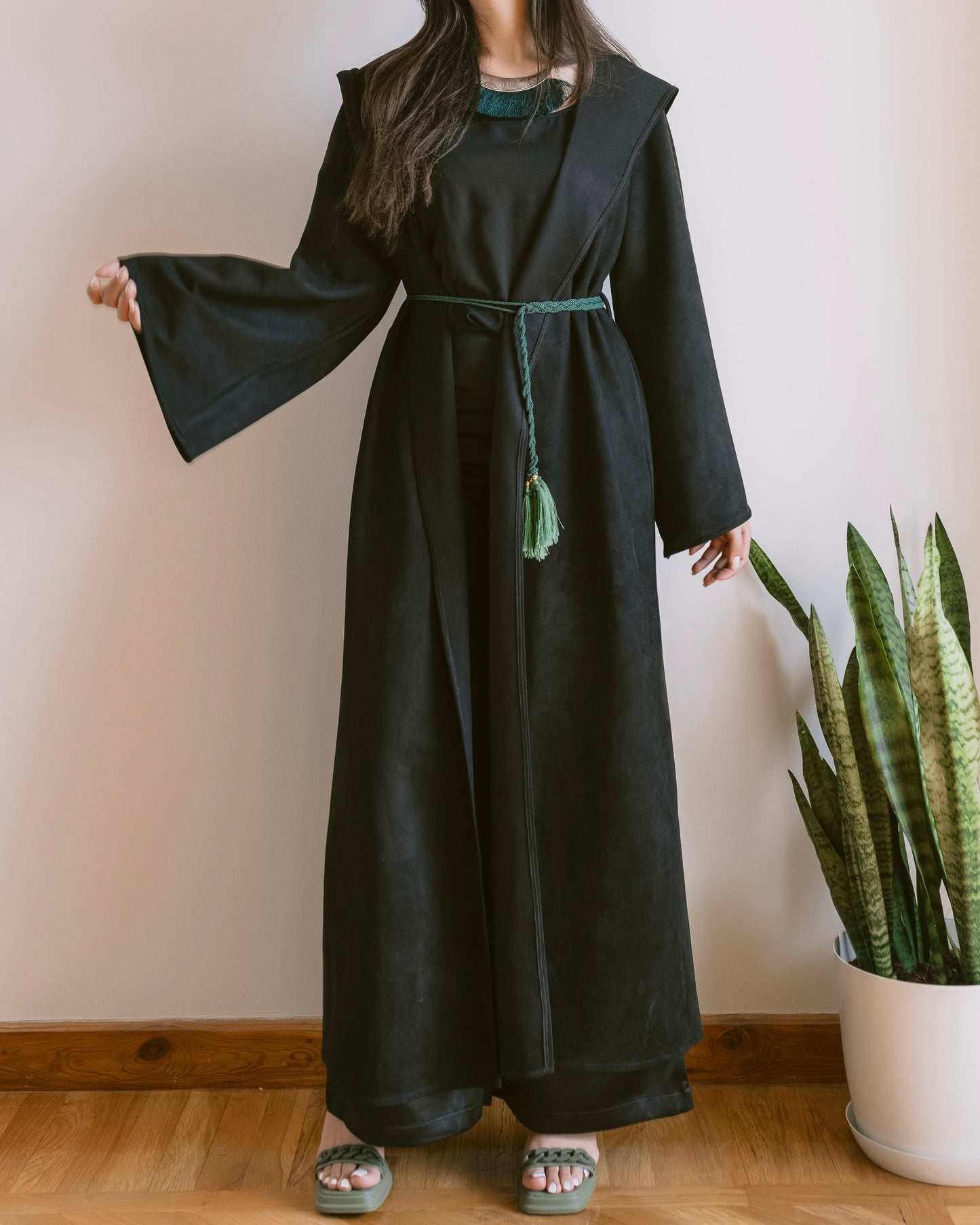 Warm Sohour Tassel Kaftan