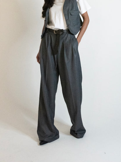 School Girl Crisscross Pleated Pants