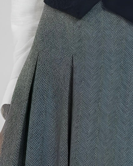 Warmer Wool Pleated Skirt – beelabee